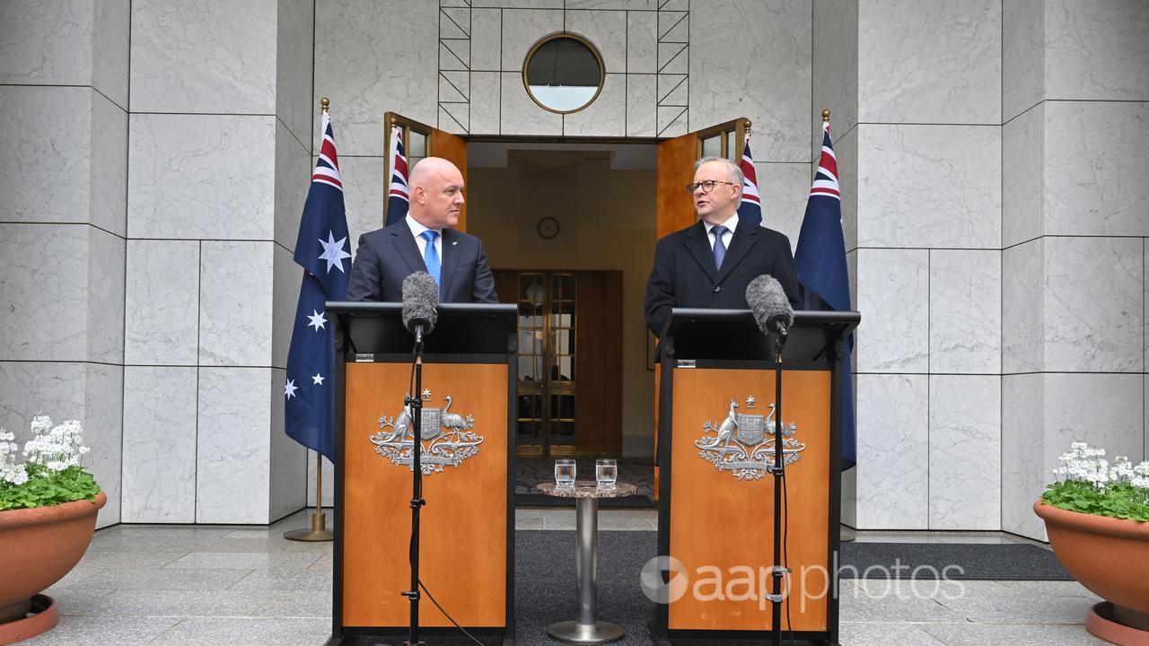 Christopher Luxon and Anthony Albanese