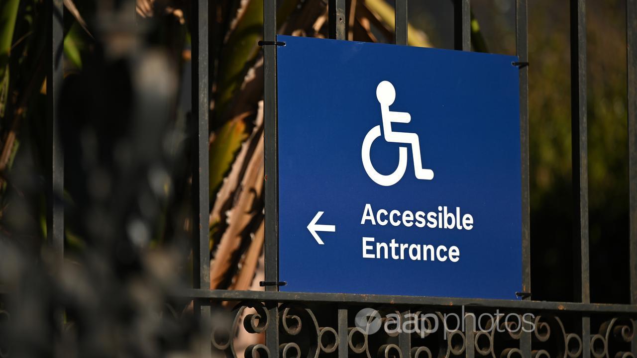 Disability sign.