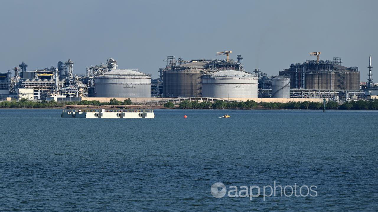 Ichthys LNG onshore processing facilities at Bladin Point, Darwin