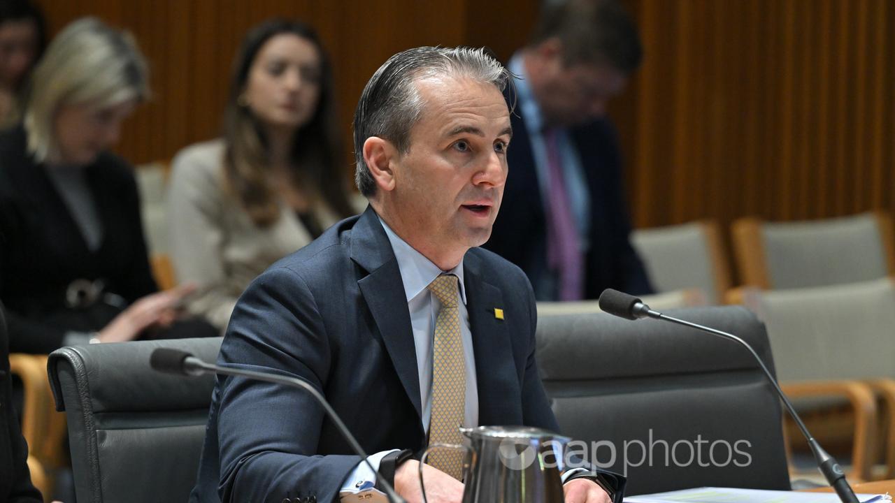 Matt Comyn in parliament house.