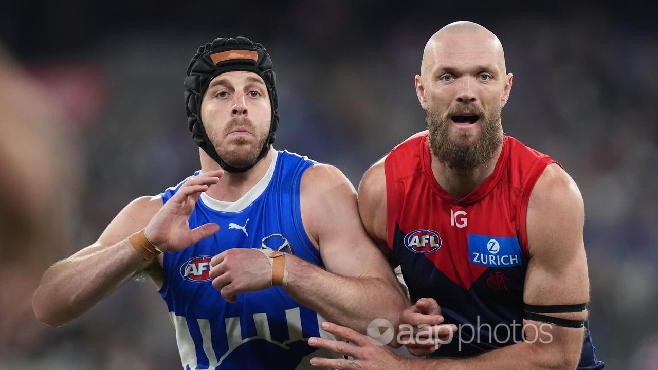 Tristan Xerri and Max Gawn.