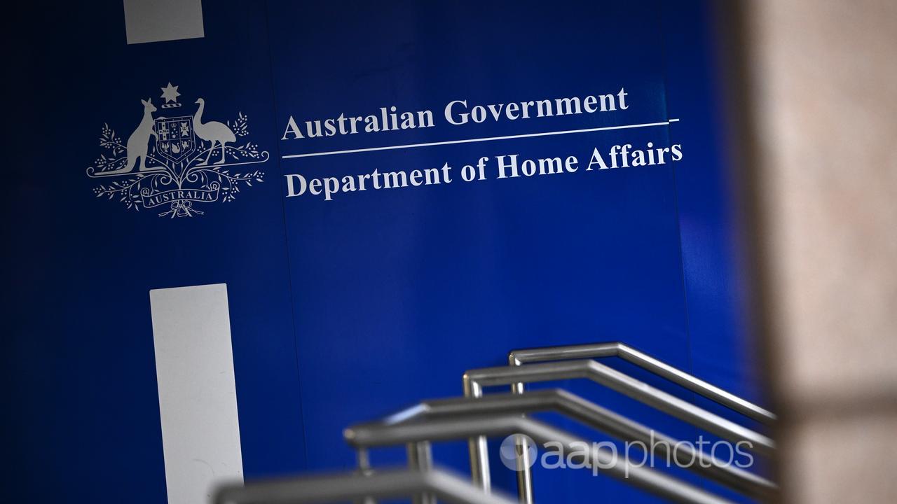 Exterior of the  Immigration Department in Melbourne.