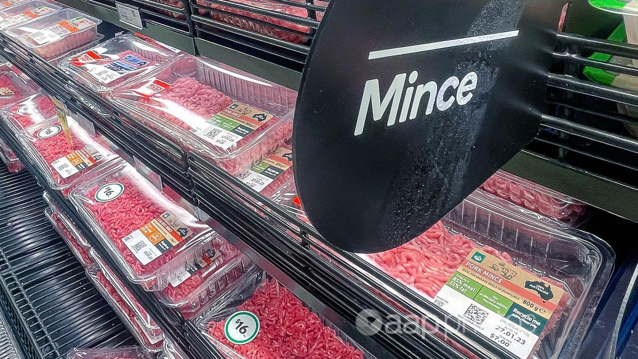 The meat section at a supermarket (file image)