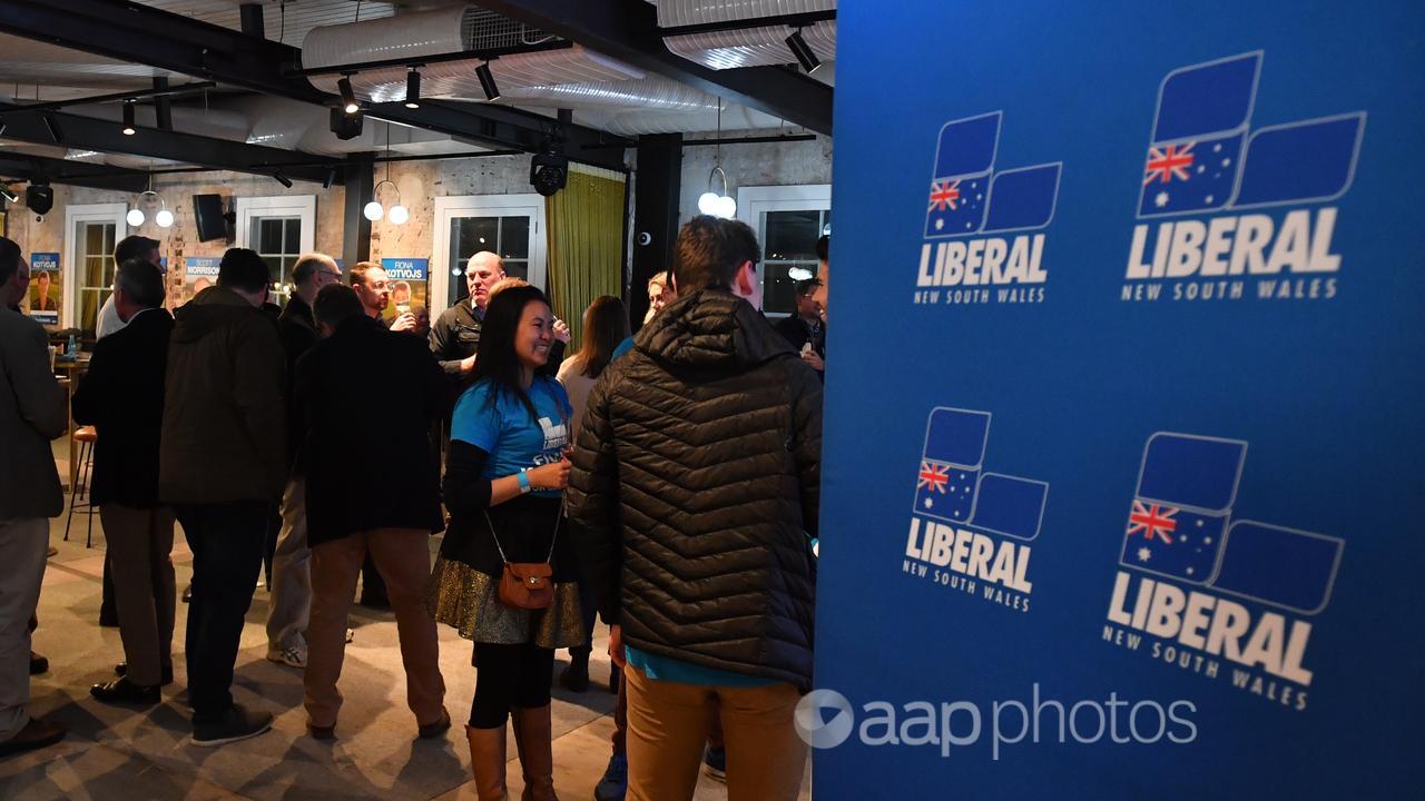 Liberal party members in Sydney.