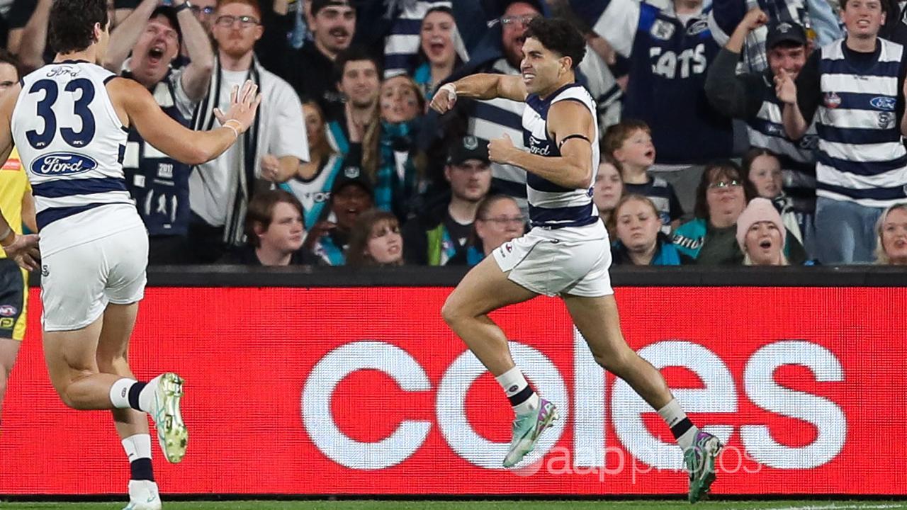 Geelong's Tyson Stengle.