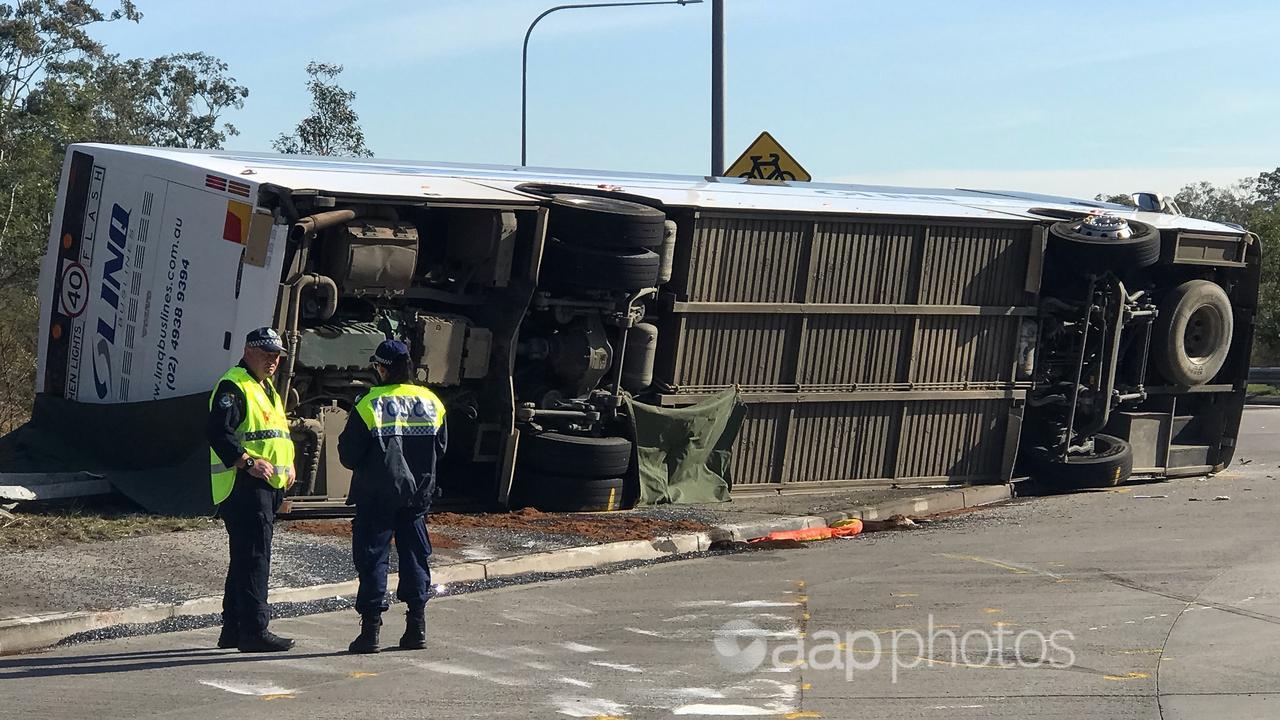 Hunter Valley bus tragedy scene (file image)