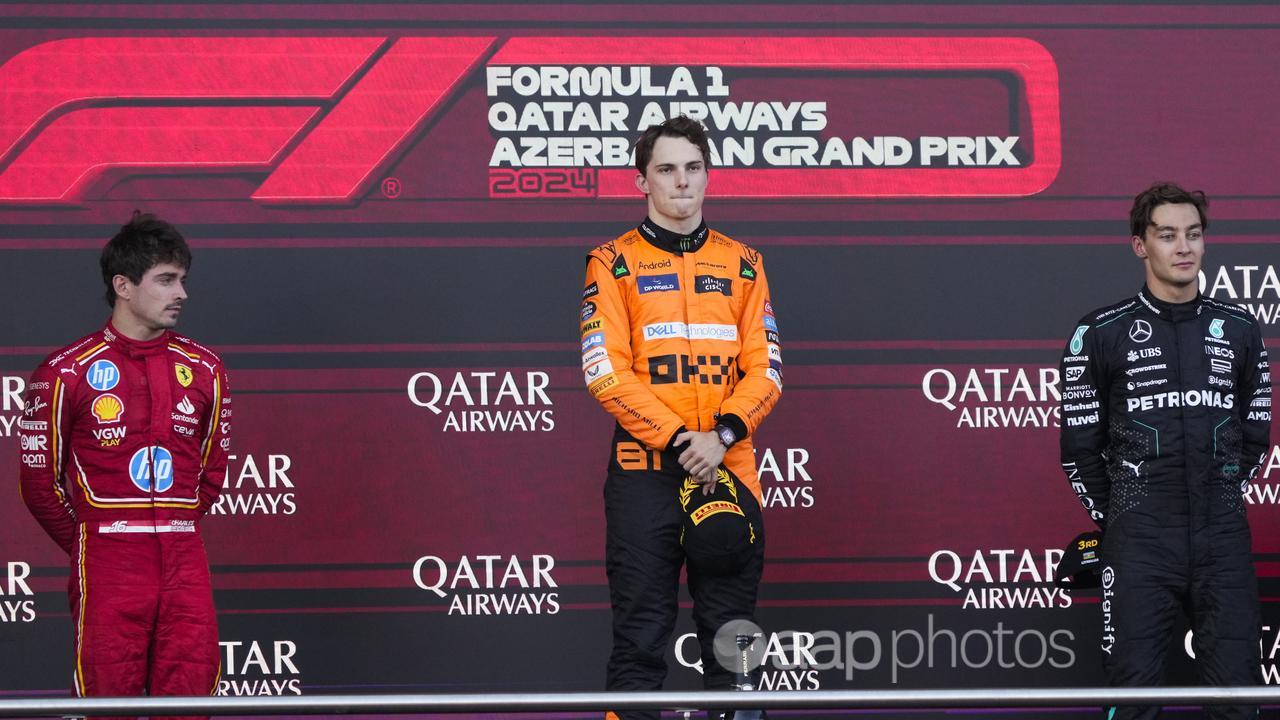 Oscar Piastri of Australia wins Azerbaijan GP