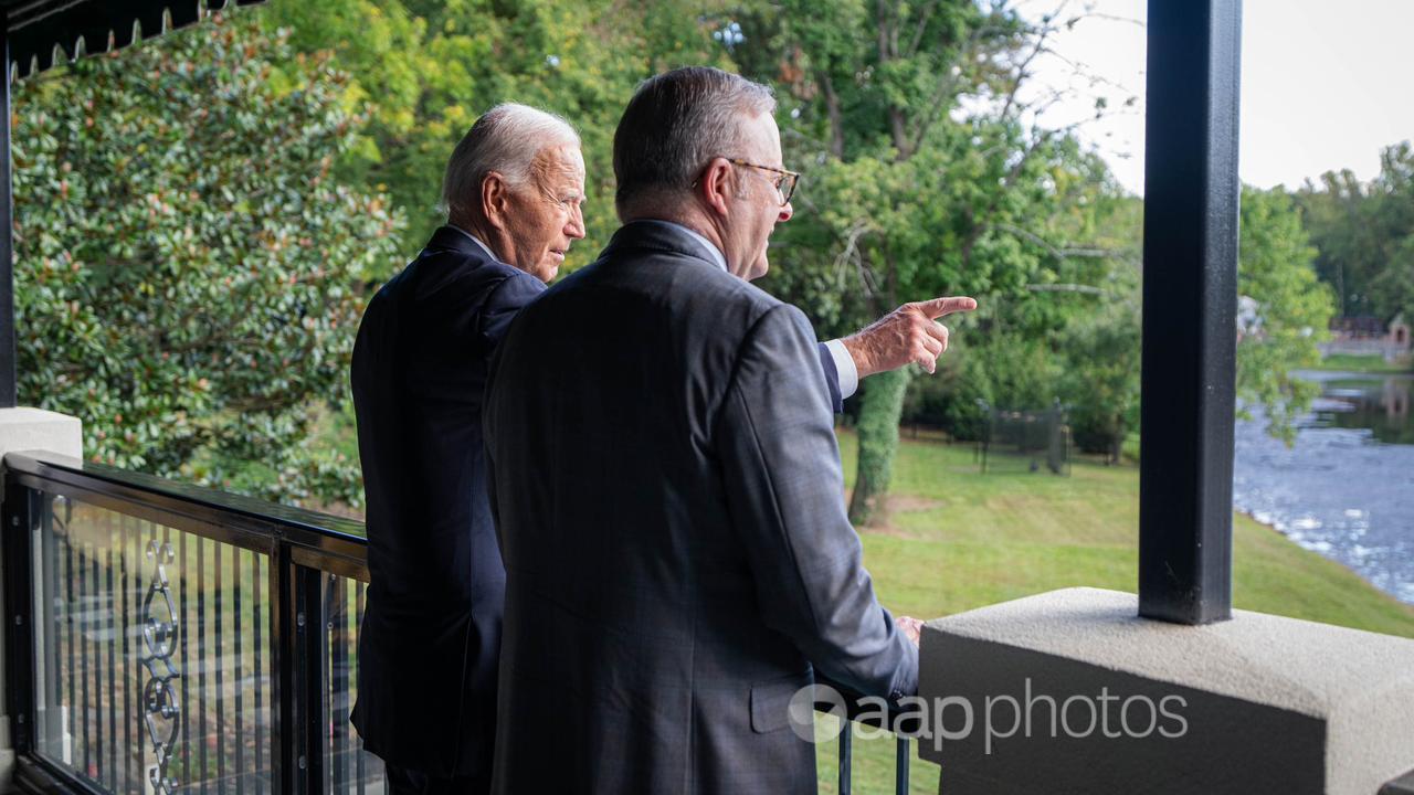 Joe Biden and Anthony Albanese