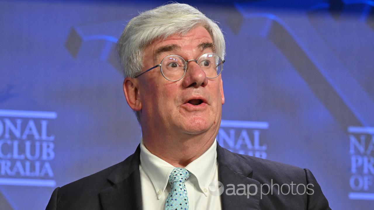 Economist Saul Eslake at the National Press Club