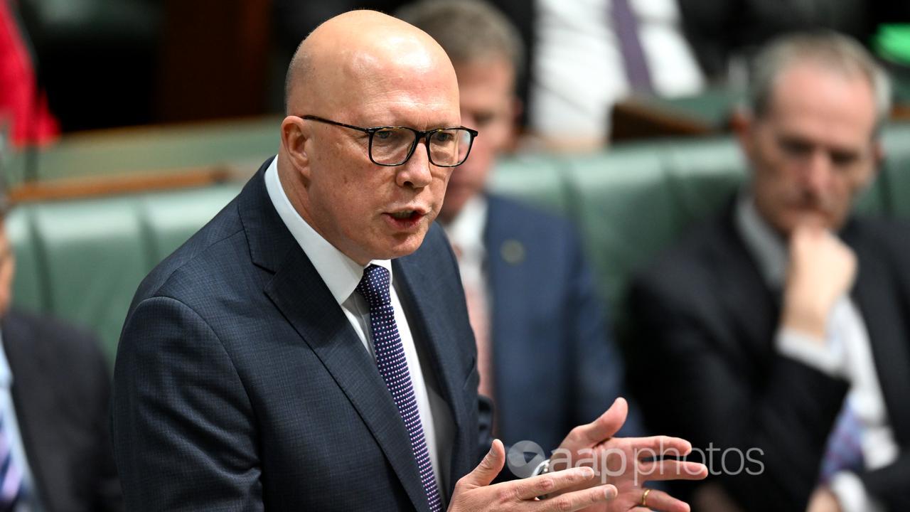 Opposition Leader Peter Dutton