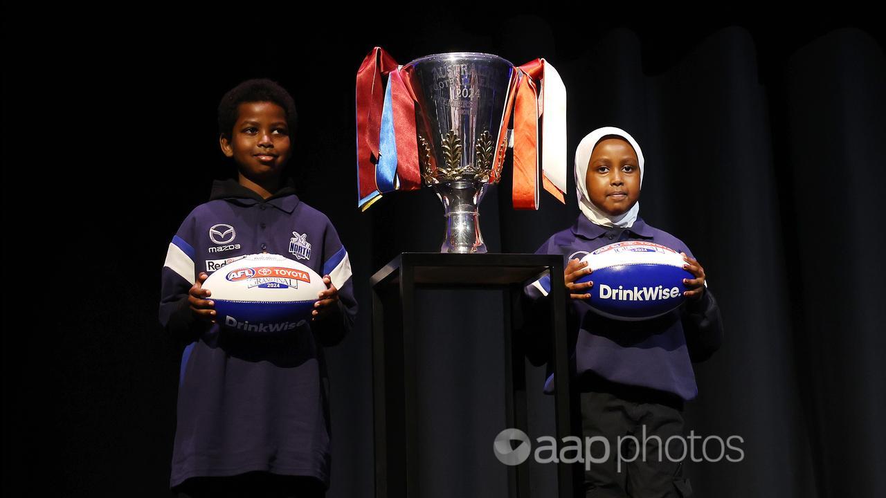 Premiership cup at grand final breakfast