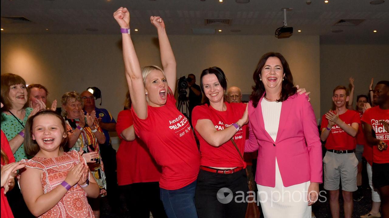 Queensland Labor 2020 victory celebrations