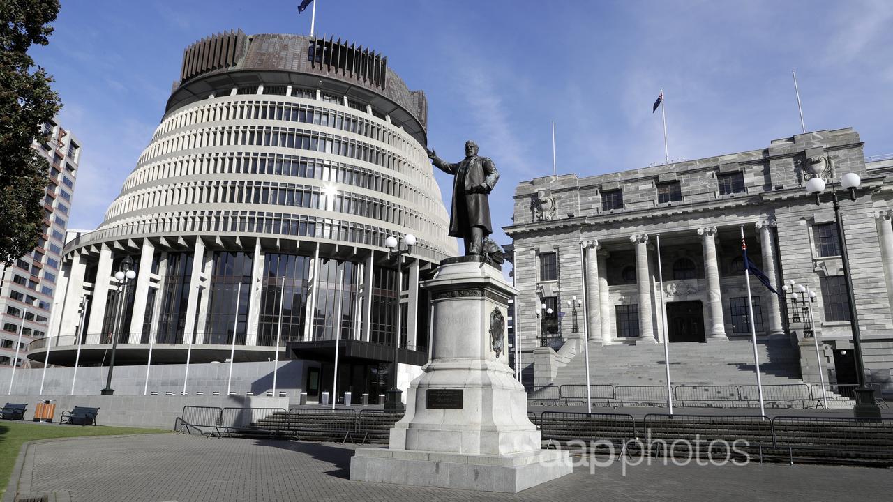 New Zealand parliament in Wellington.