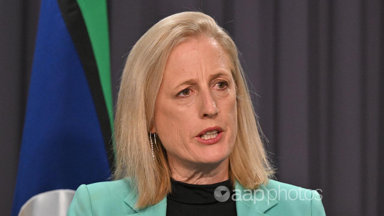 Minister for Finance Katy Gallagher.