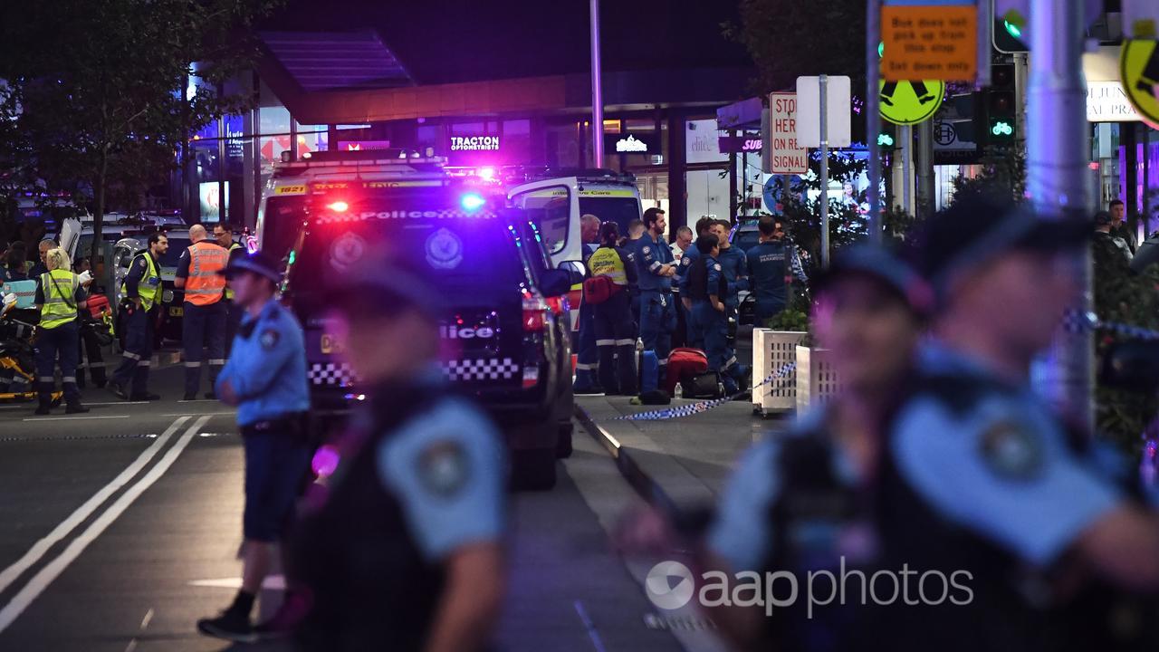 The scene at Bondi Junction after multiple people were stabbed