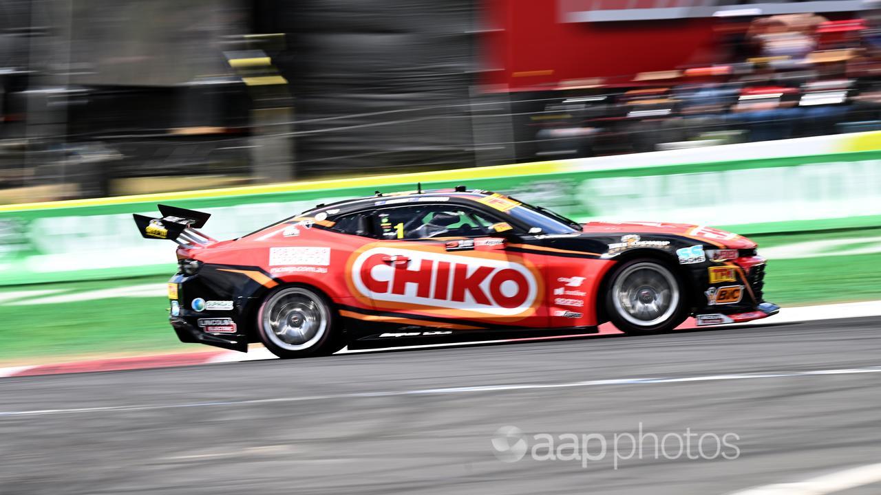 Brodie Kostecki in his Camaro.