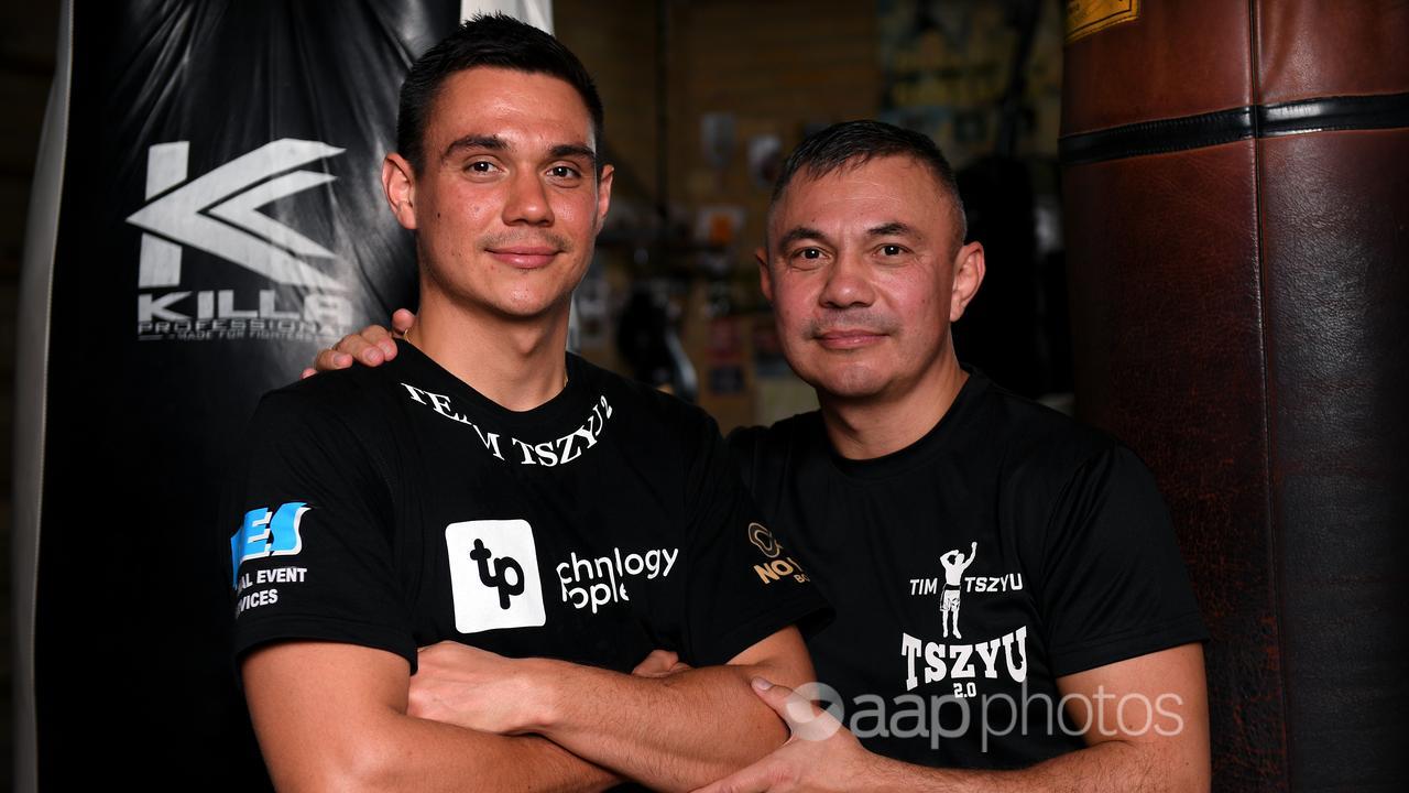 Australian boxer Tim Tszyu