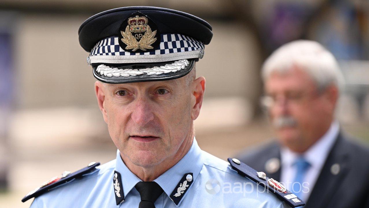 Queensland Police Commissioner Steve Gollschewski (file)