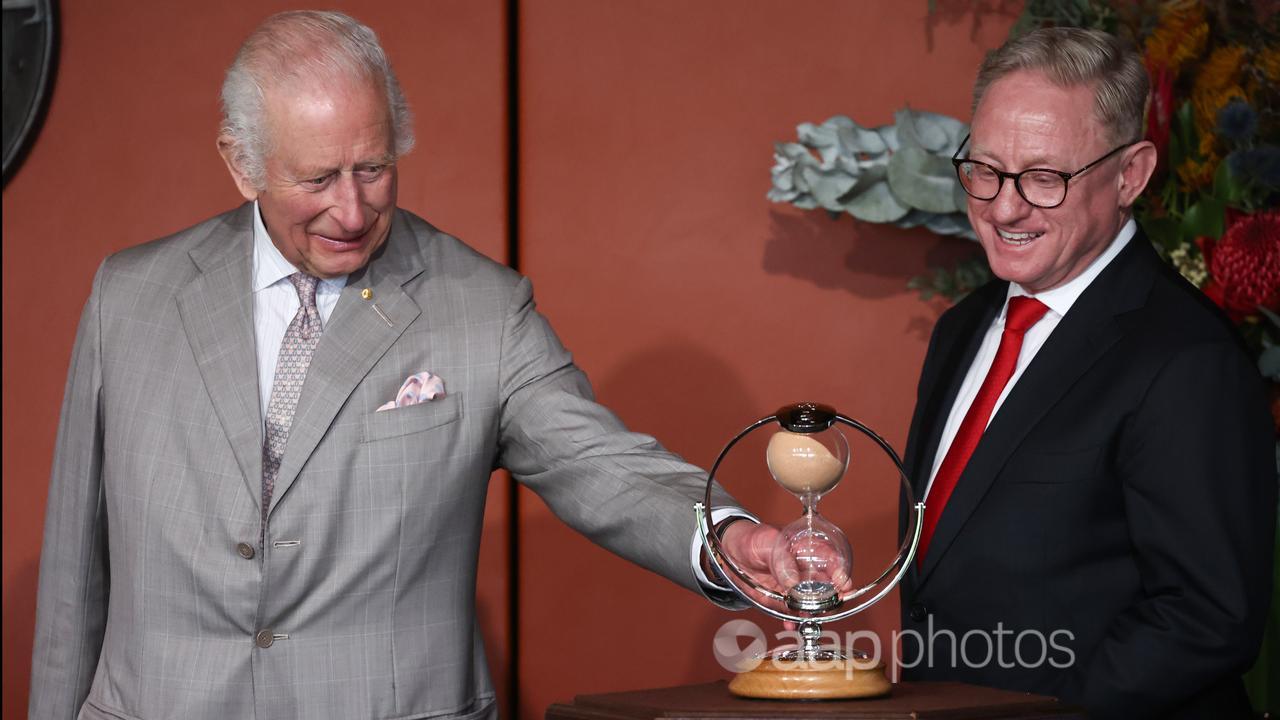 King Charles at NSW parliament