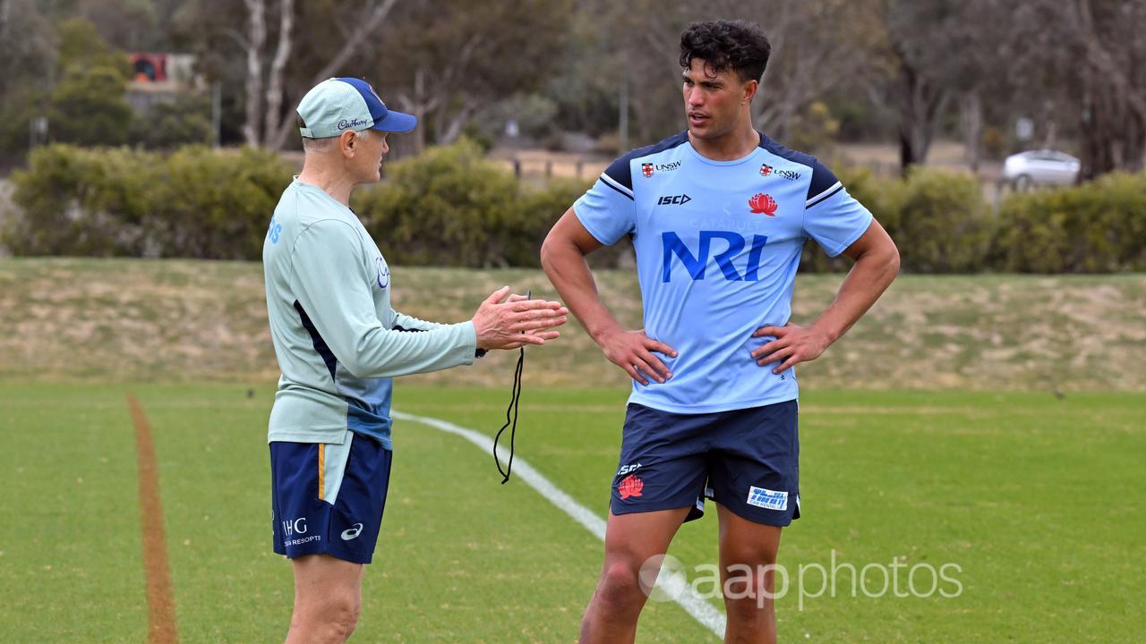 Joe Schmidt and Joseph-Aukuso Suaalii.