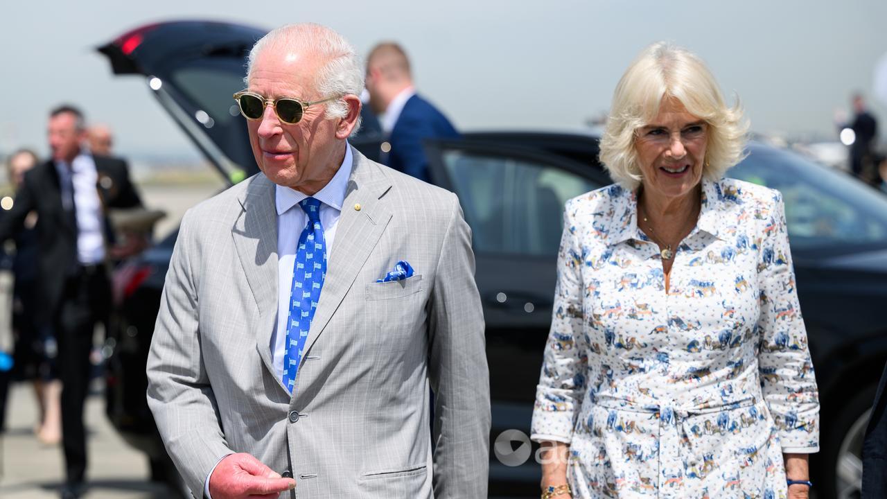 King Charles III and Queen Camilla leave Sydney Airport