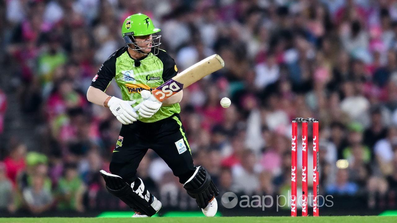 David Warner Sydney Thunder