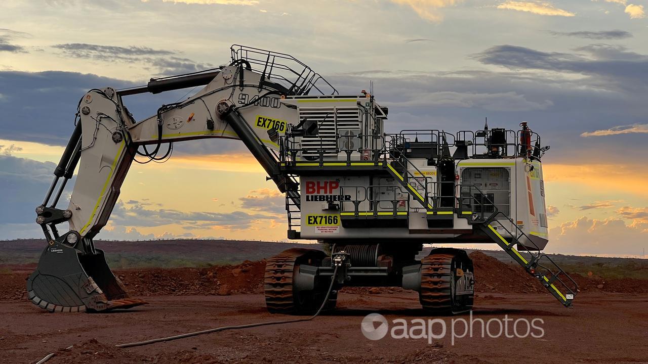 BHP electric excavator