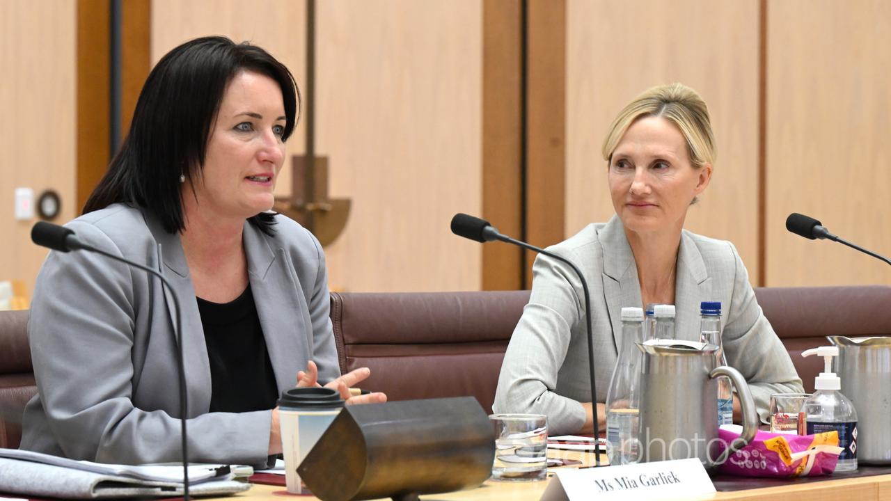 Meta's Australia and NZ policy director Mia Garlick (left).