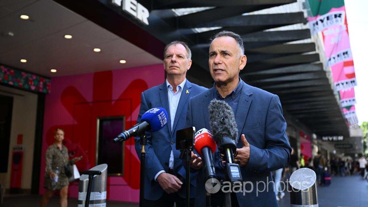 Deputy Leader David Southwick and Opposition Leader John Pesutto.