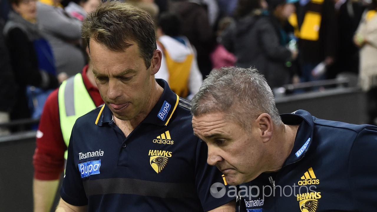 Alastair Clarkson and Chris Fagan.