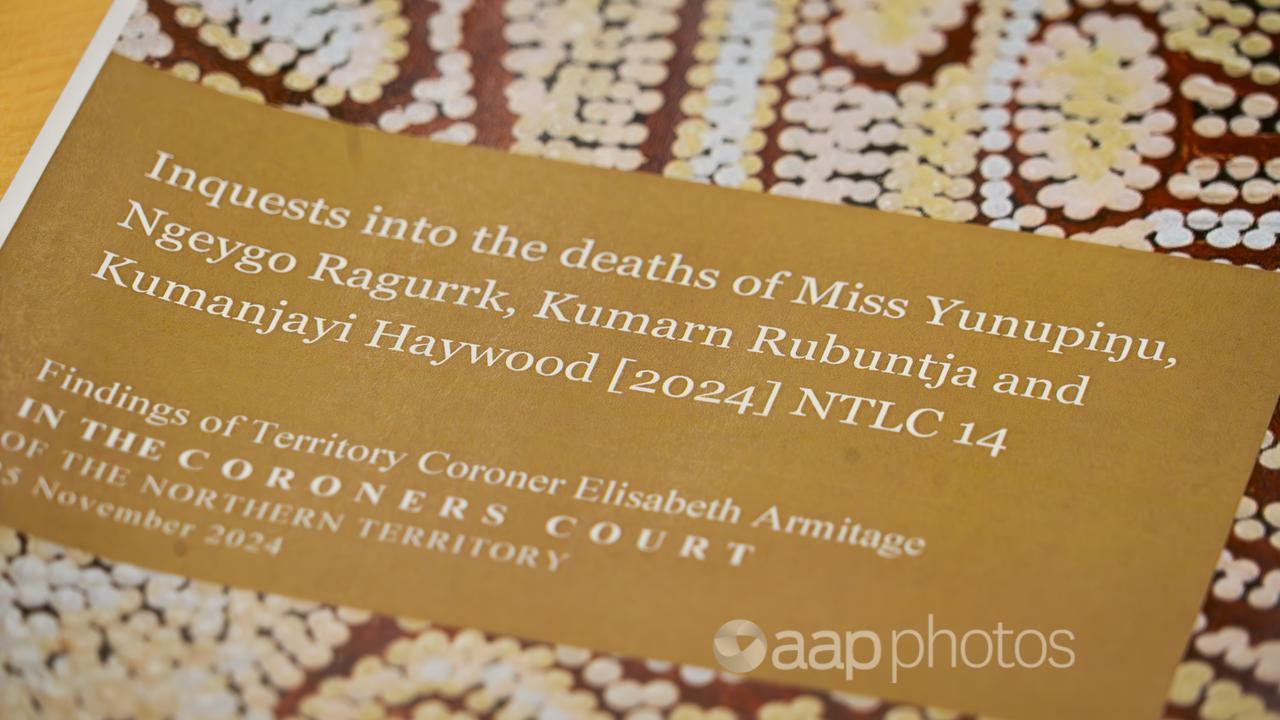 A coroner's report into the deaths of four Aboriginal women.