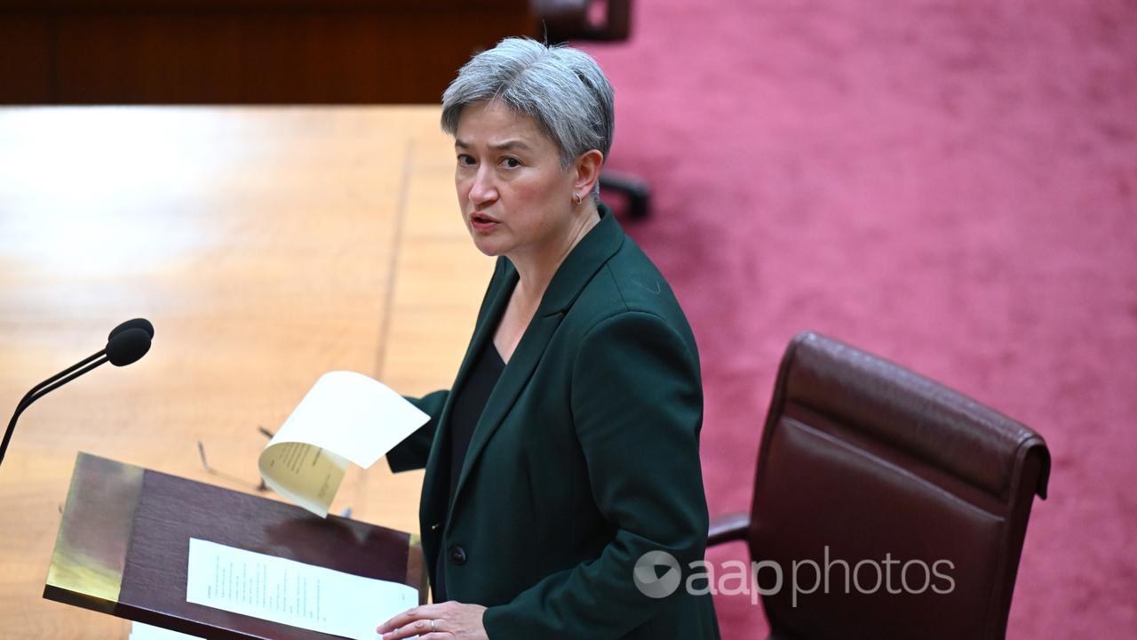 Labor Senate leader Penny Wong speaks on suspending Lidia Thorpe