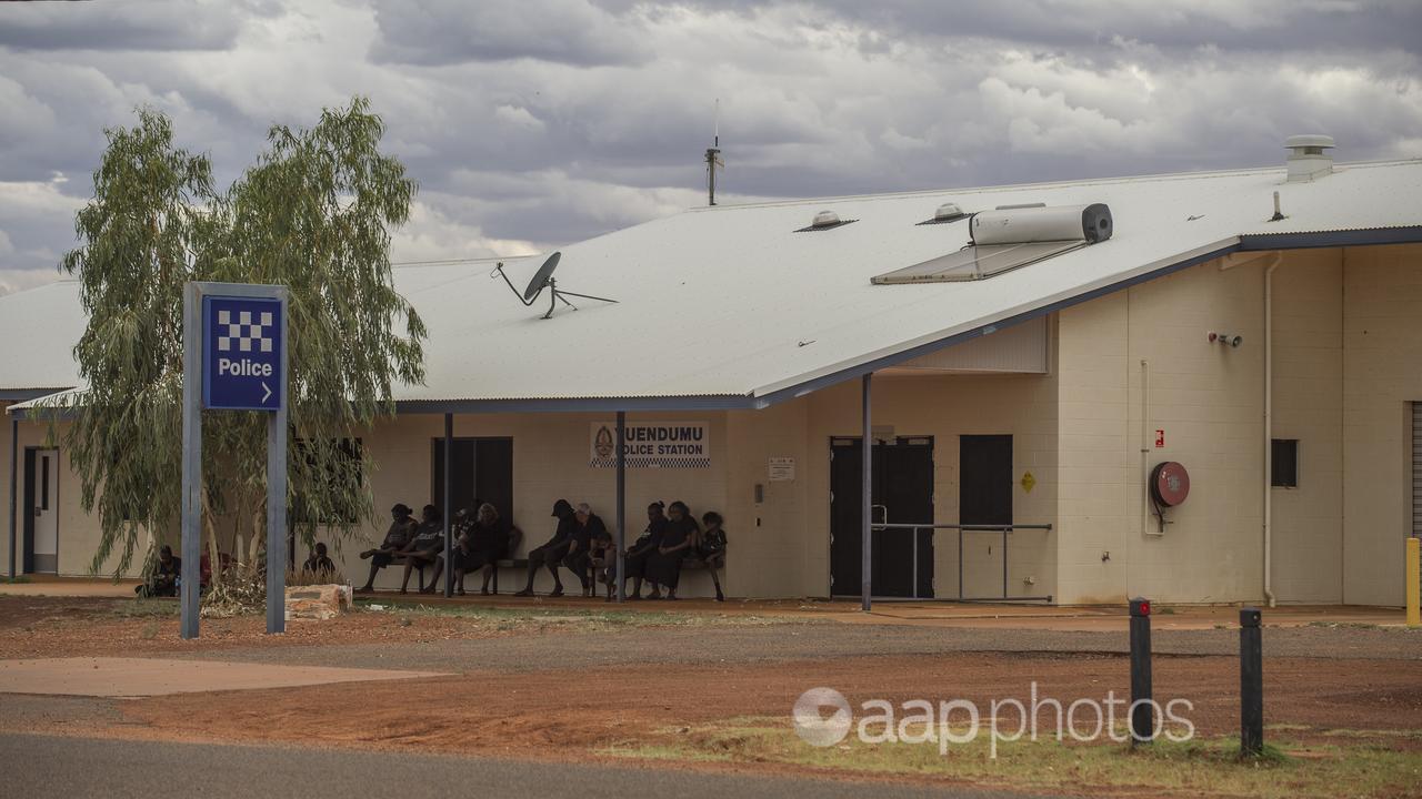 The police station in Yuendumu (file image)