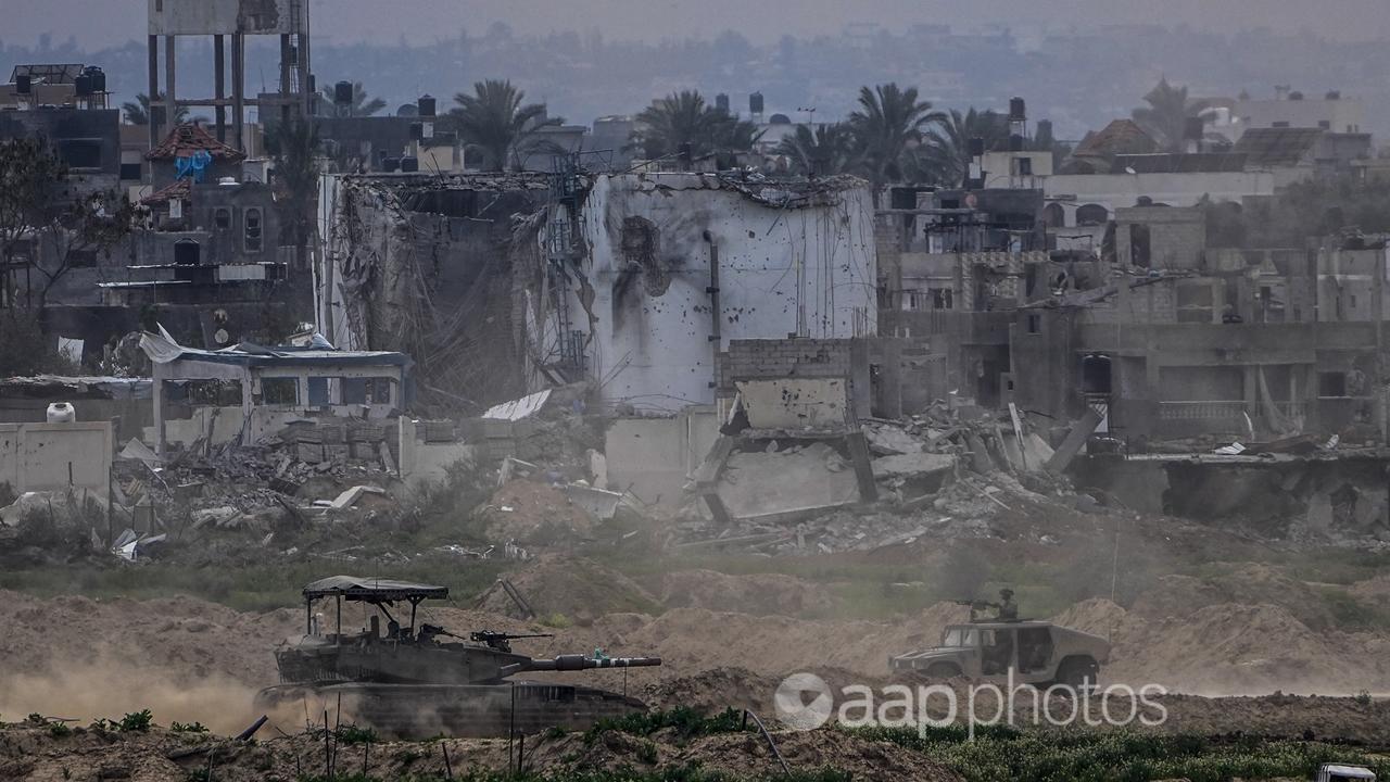 Destruction in Gaza.