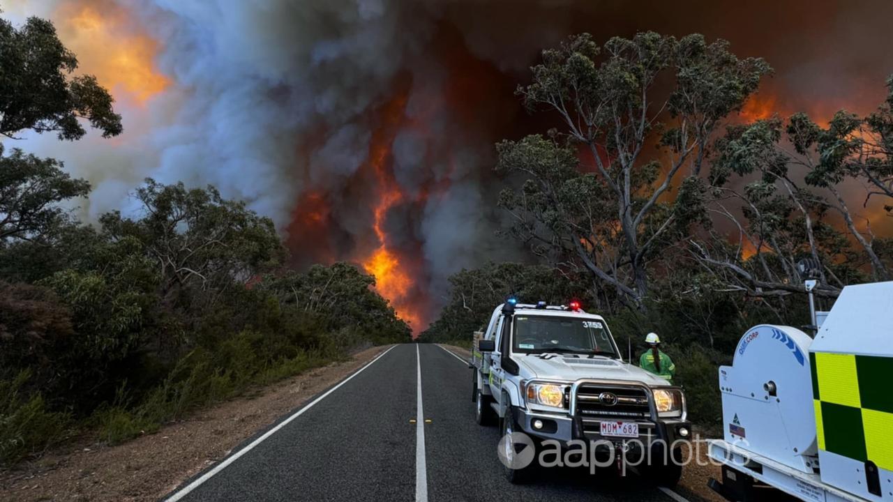 CFA personnelin the Grampians National Park