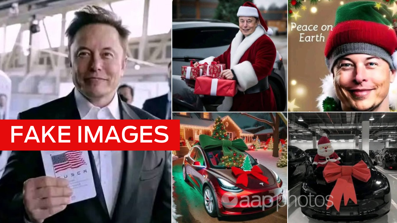 Fake images of Elon Musk used to scam people on Facebook.