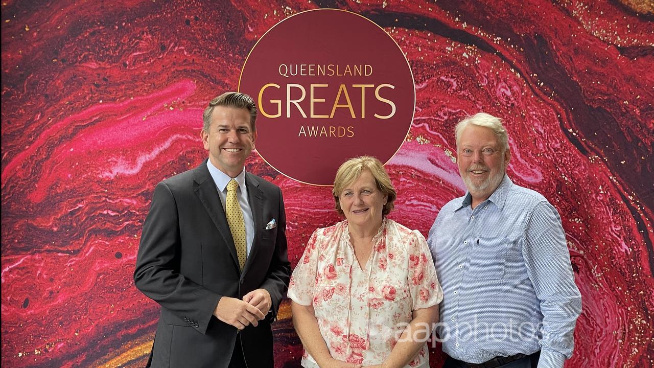 Daniel Morcombe parents with Jarrod Bleijie