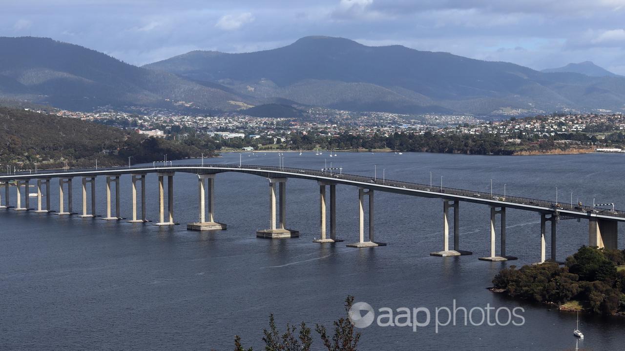 The Tasman Bridge as it looks today, 50 years after the collapse.