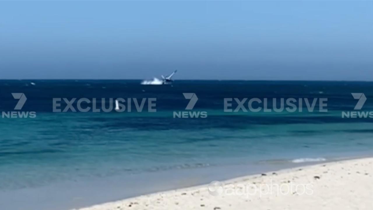 A seaplane crash off Rottnest Island