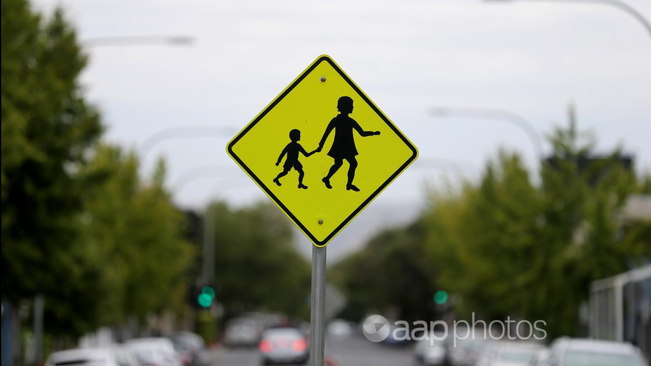 School crossing sign