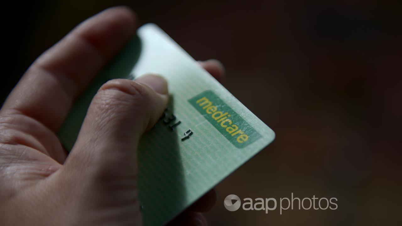 A file photo of a Medicare card 