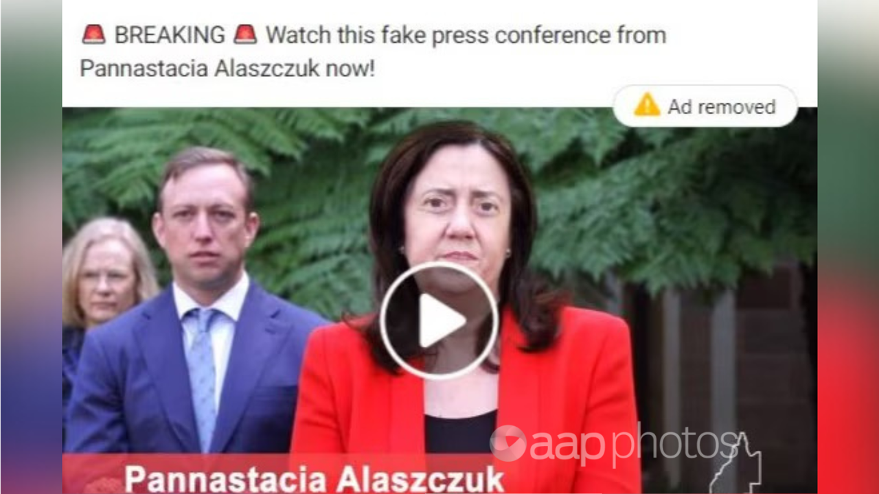 Dodgy fake AI video of Annastacia Palaszczuk