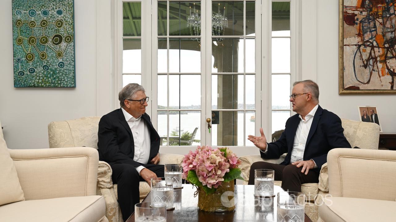 Prime Minister Anthony Albanese and Bill Gates.