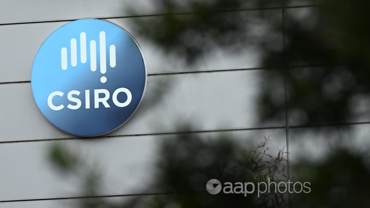 The CSIRO sign in Melbourne.