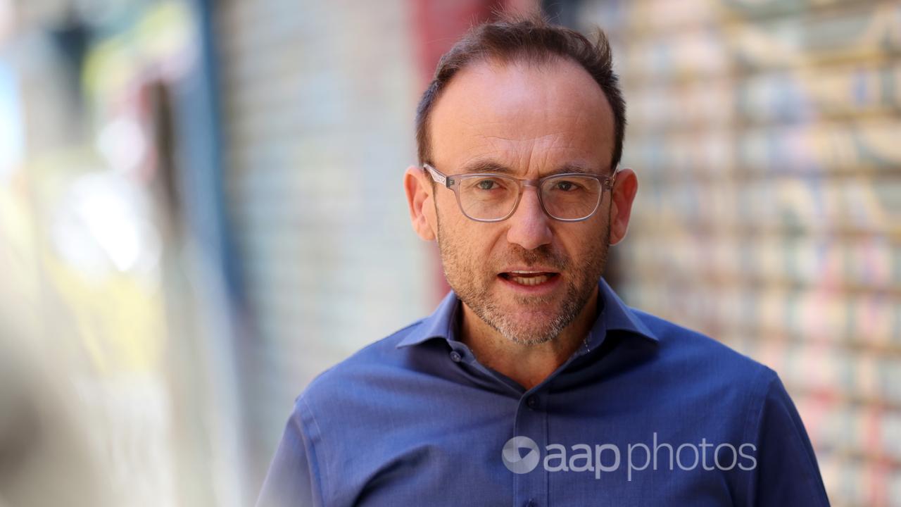 A file photo of Adam Bandt