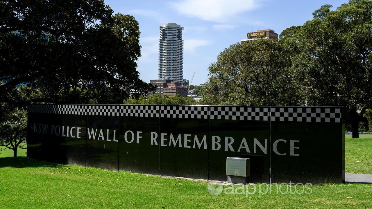 Police Memorial at The Domain in Sydney